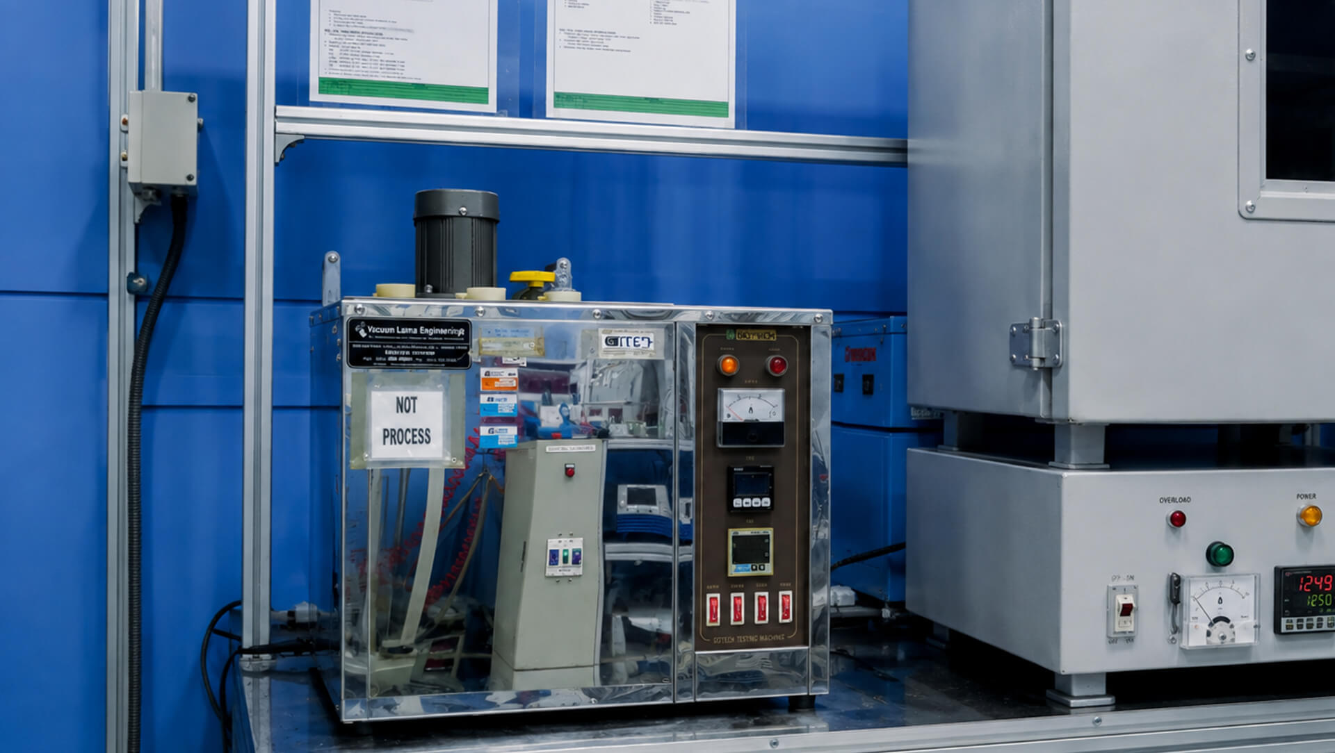 quality assurance control machine test at laboratory of PT Citra Mandiri Wirasakti Indonesia CMW Indonesia