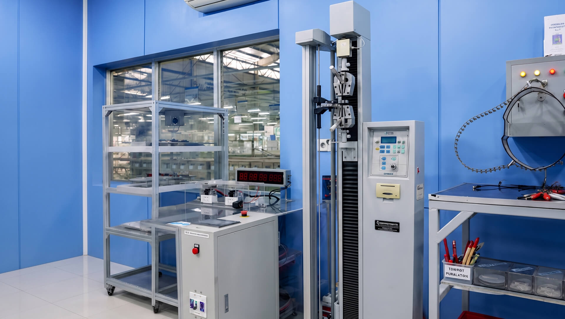 quality assurance control machine test at laboratory of PT Citra Mandiri Wirasakti Indonesia CMW Indonesia